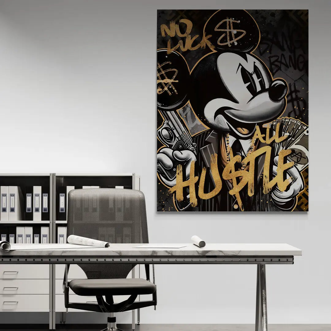 All Hustle Mickey | Plakat