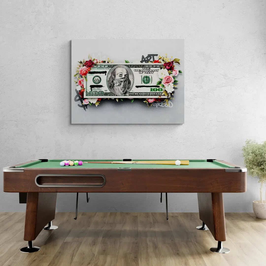 Money & Roses | Obraz