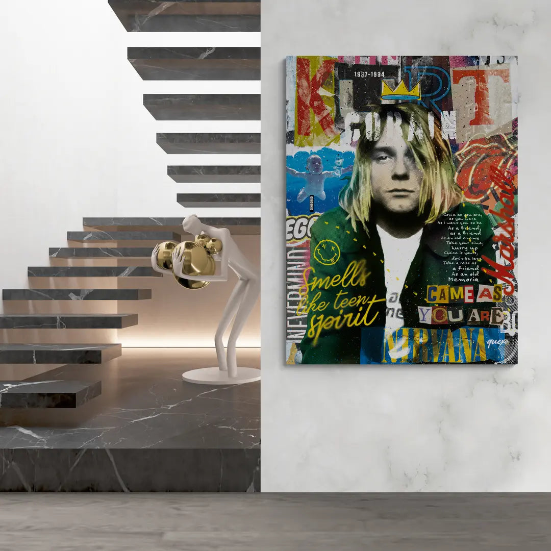 Kurt Cobain - Smells Like Teen Spirit | Obraz